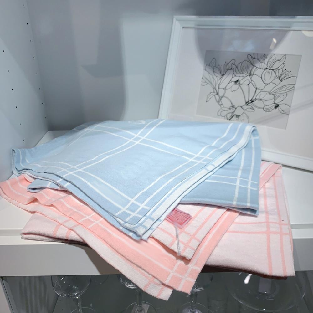 B126 Neue Pony doppelseitige reine baumwolle gewinde decke Baby kinderwagen Sofa abdeckung decke freundlicher umarmung decke Baby junge mädchen Decke