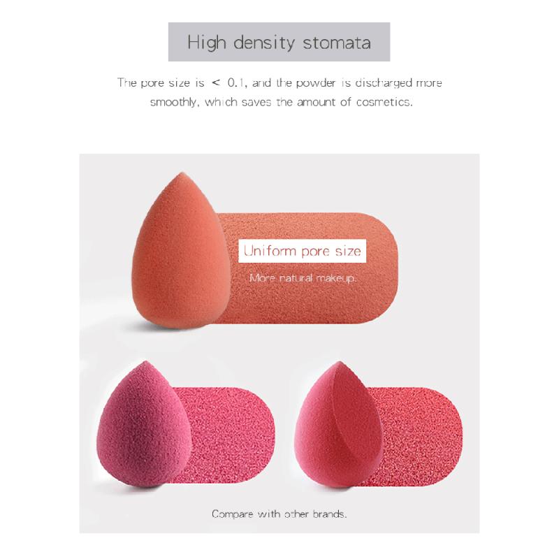 10 pièces Mini éponge maquillage bouffée utilisation humide et sèche Non-latex en forme de larme Isolation crème fondation beauté oeuf maquillage outils