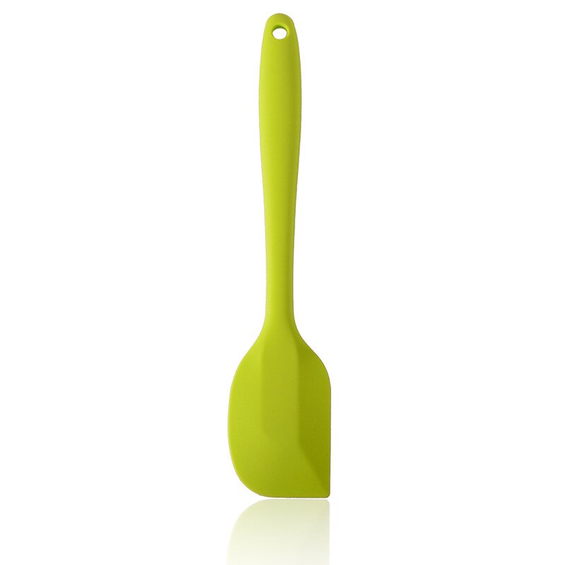 Teshom Siliconen Spatel, Bakken Schraper Voor Taart Decoreren, 10.6Inch Big Size Bakken Tools: green