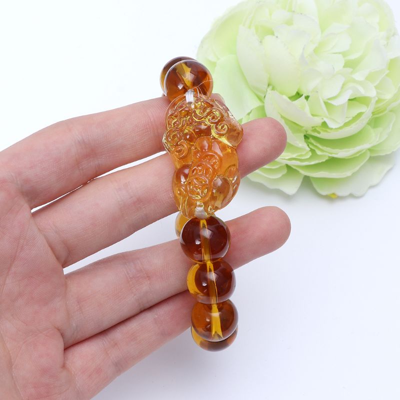 Feng Shui Gem Stone Wealth Pi Xiu Bracelet Attract Wealth and Good Luck