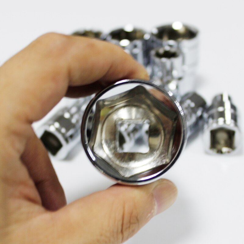 8~32mm Standard Socket 1/2" inch Drive Size MM Metric System Chrome Finished Cr-V Steel Made