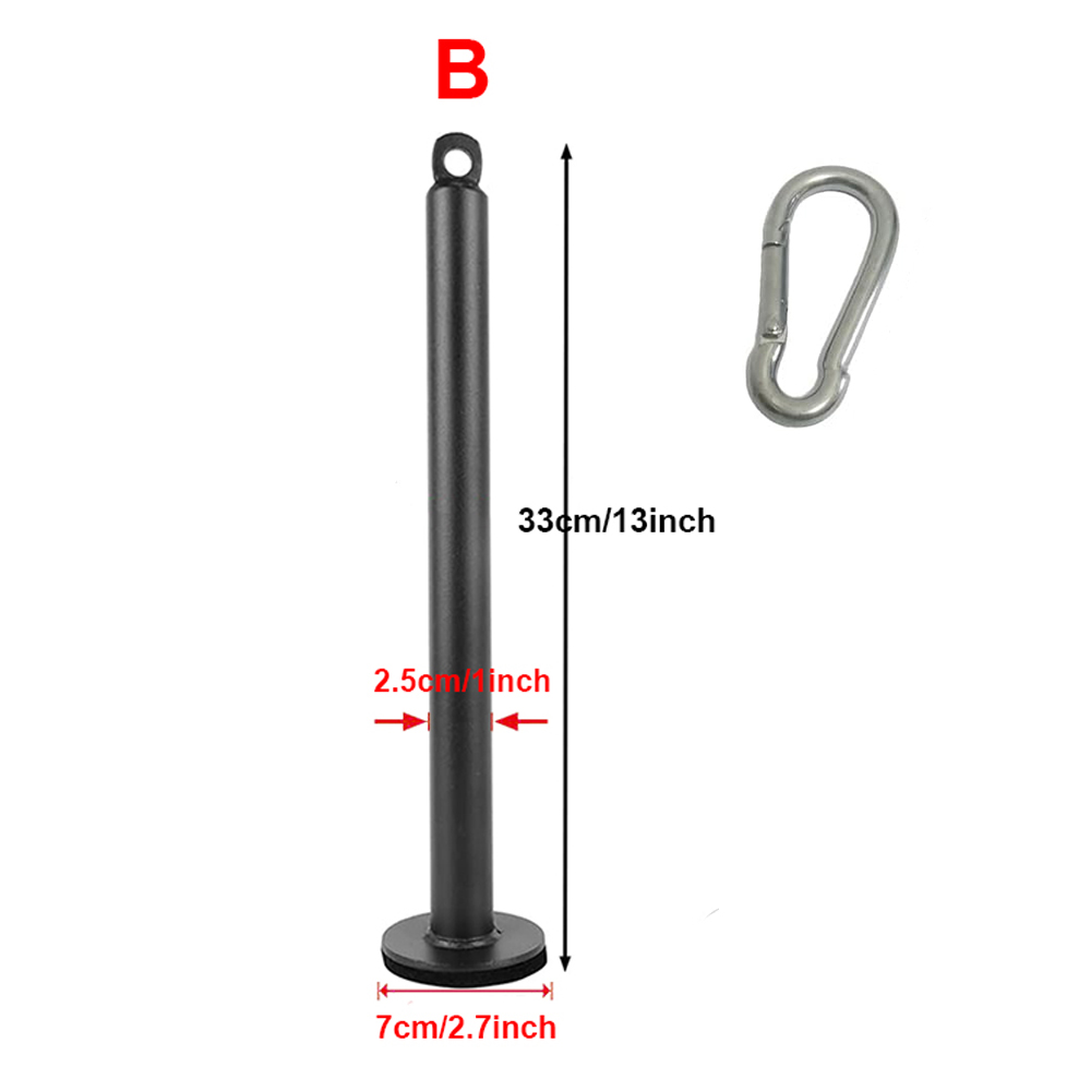 Fitness Laadpin Katrol Kabelsysteem Bevestiging Halterrek Home Gym Workout Krachttraining Gewichthefoefeningen: Black