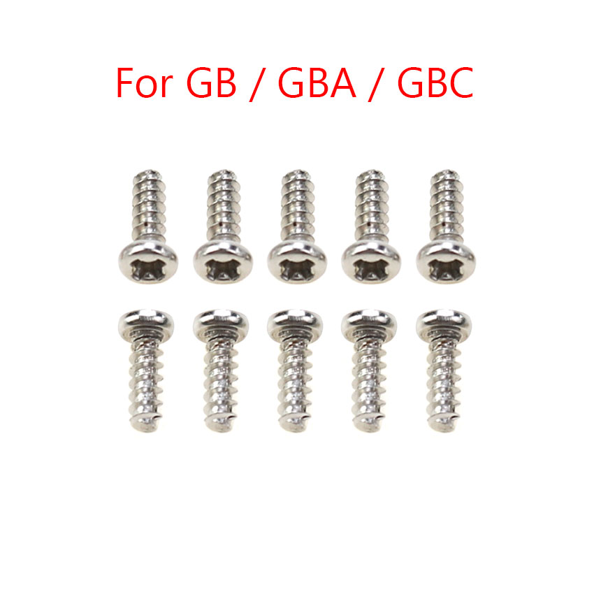 YuXi Screws Set For Xbox One 360 Console Shell For PS5 PS4 PS3 PS2 for PSP PSV 1000 2000 + Screw For NDSL 3DS XL GB GBA GBC NS: Clear