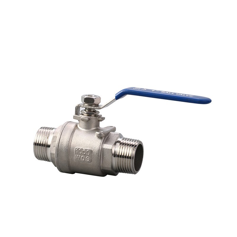 304 stainless steel internal and external ball valve two piece double external ball valve internal and external two piece ball v