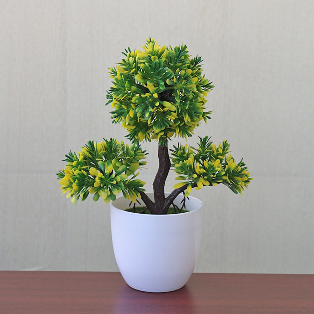 Mini Topiary Outdoor Indoor Party Artificial Plant Mini Decorat... – Grandado