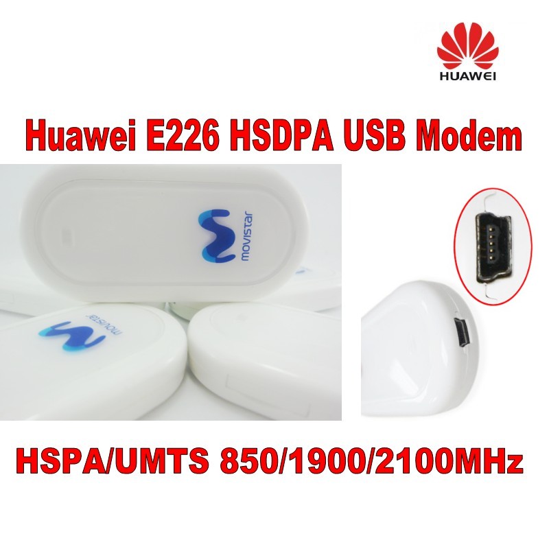 Originele Unlock E266 HSDPA 7.2 Mbps 3G USB Modem, 3G Data Card, 3G Modem draadloze desktop telefoon