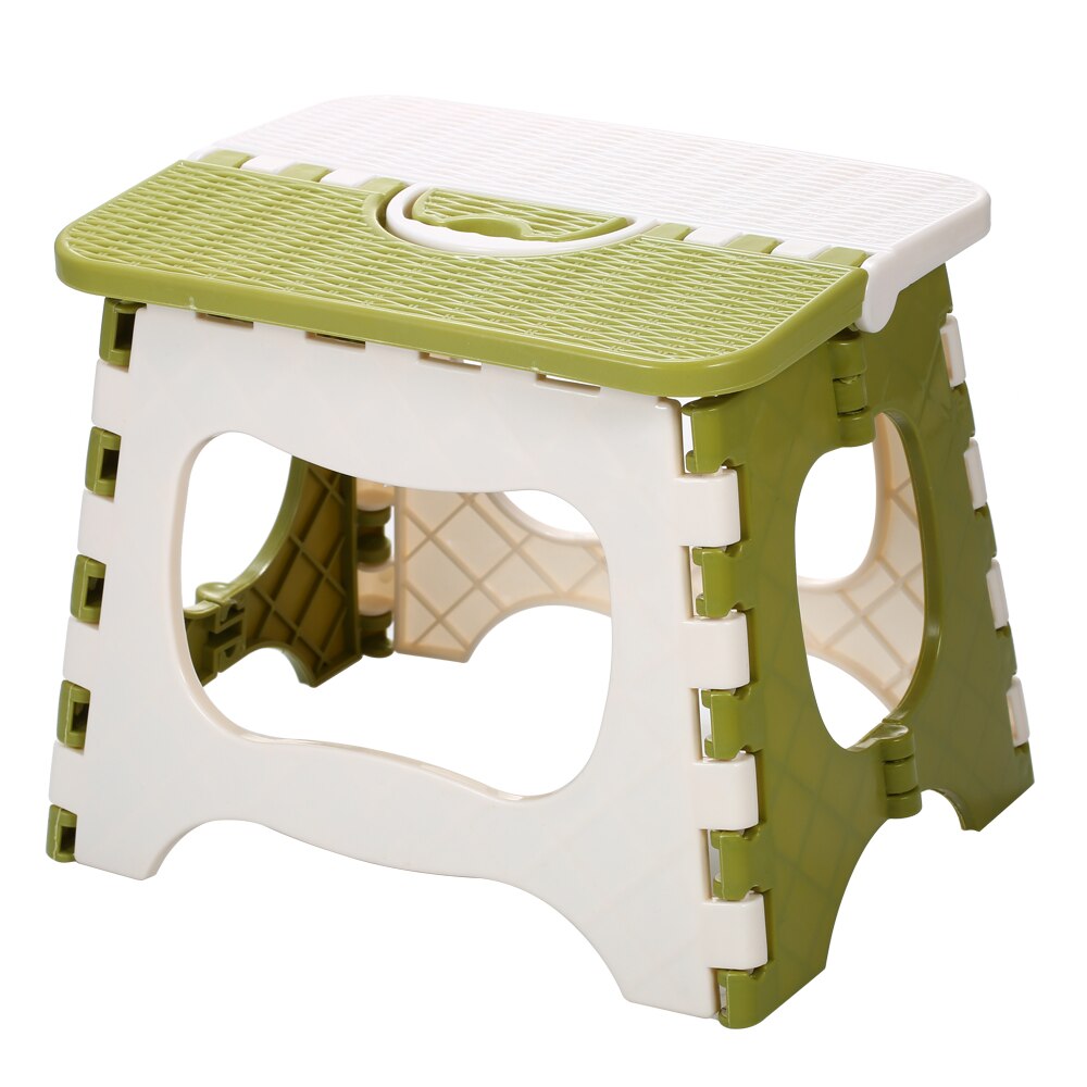 Plastik foldbar trinstol udendørs bærbar klapstol til børn og hjemmebrug lille stol: Default Title