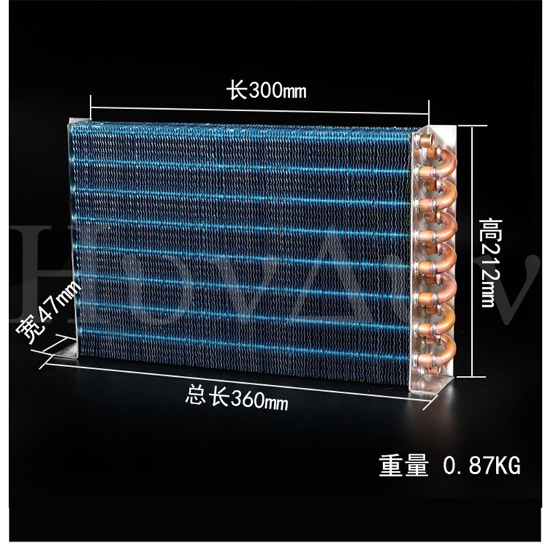 Vriezer Koelkast Condensor Koperen Buis Radiator Koellichaam Zelfgemaakte Kleine Verdamper Koeling Waterkoeling Universele: F