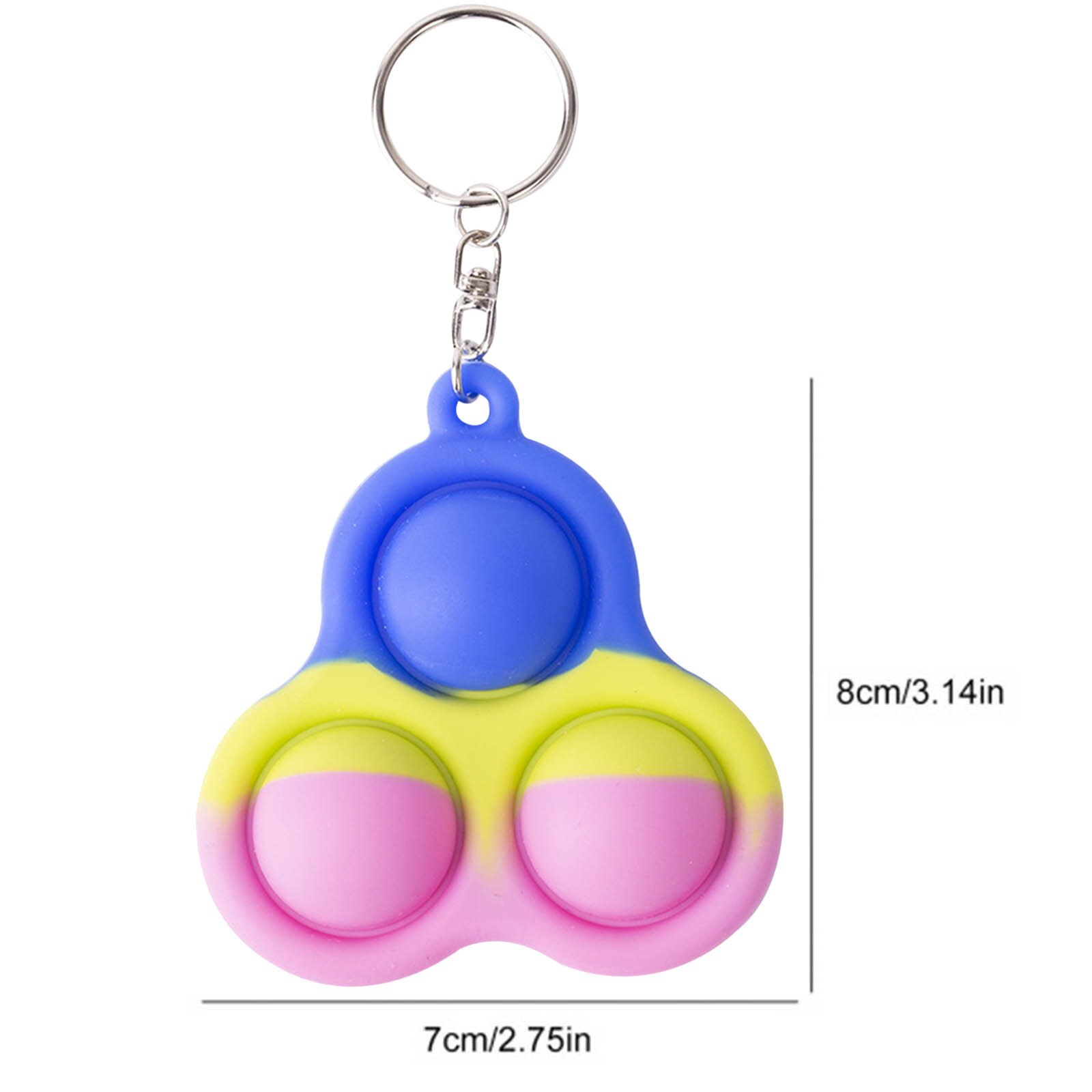 Silicone Fidget semplice fossetta giocattolo impugnatura decompressione giocattolo antistress mano Fidget adulti autismo educativo precoce necessità speciali