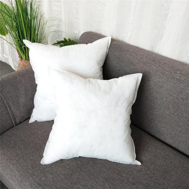 Non-woven Pillow Cushion Core Pillow Interior Home Decor White Soft Head Pillow Inner Health Care Cushion Filling: 45X45CM 2PCS