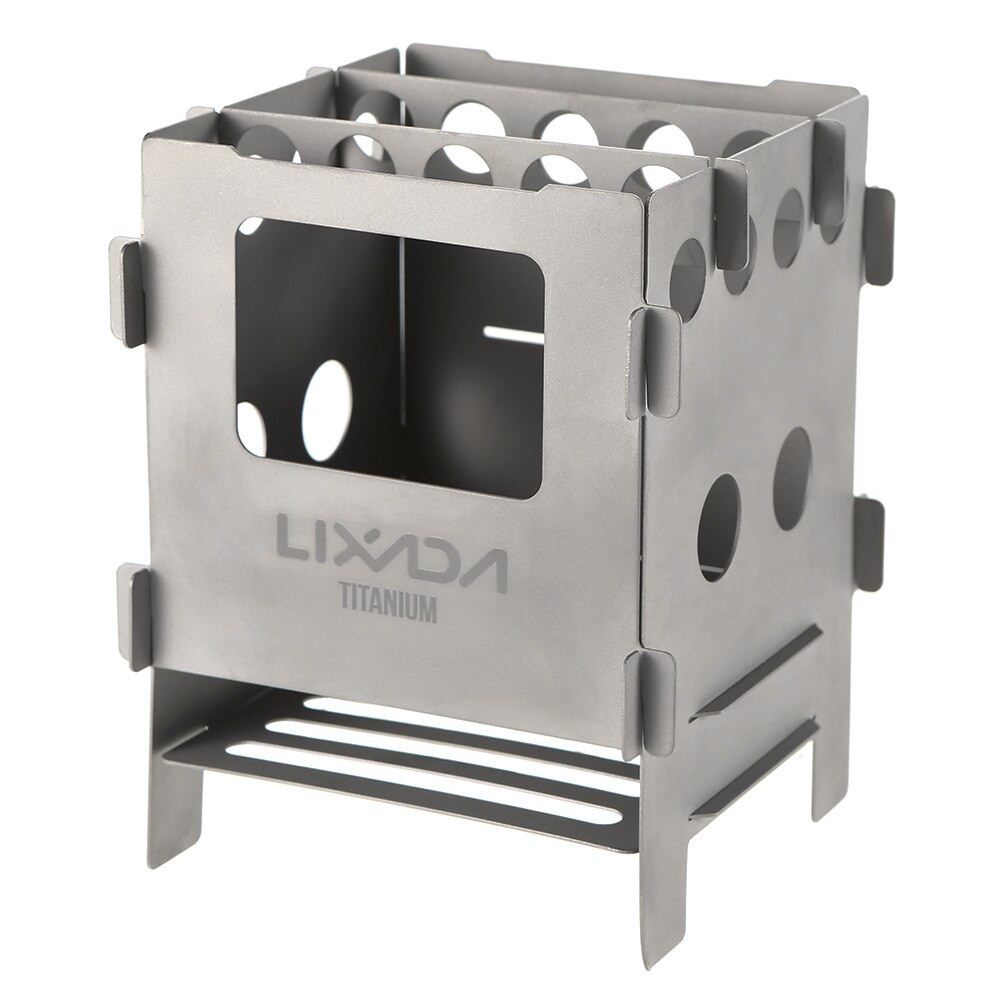 Folding Wood Stove Pocket Stove Outdoor Wood Burning Stove Camping Cooking Picnic Backpacking Firewood Furnace