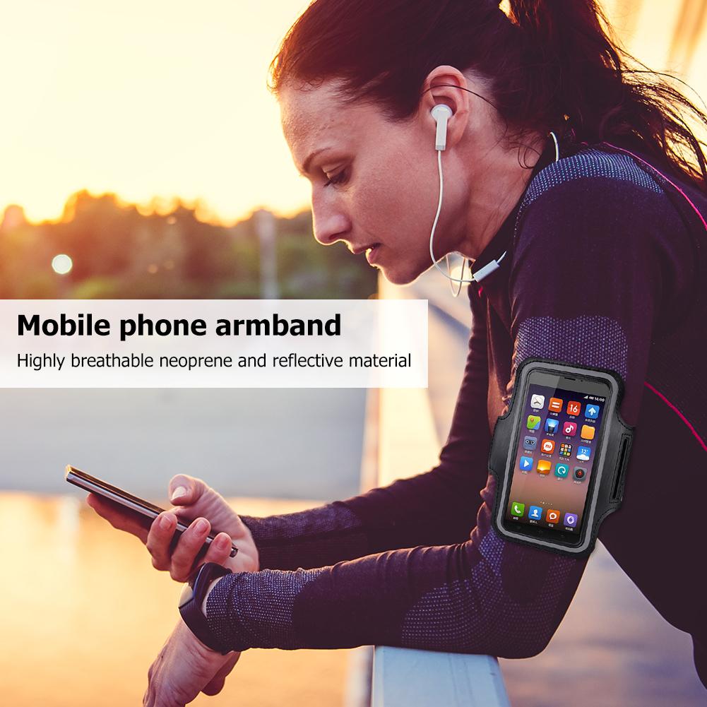 4-6Inch Mobiele Telefoon Armband Outdoor Running Sport Transpiratie Arm Band Strap Smartphone Beschermende Houder Pouch Case Bag