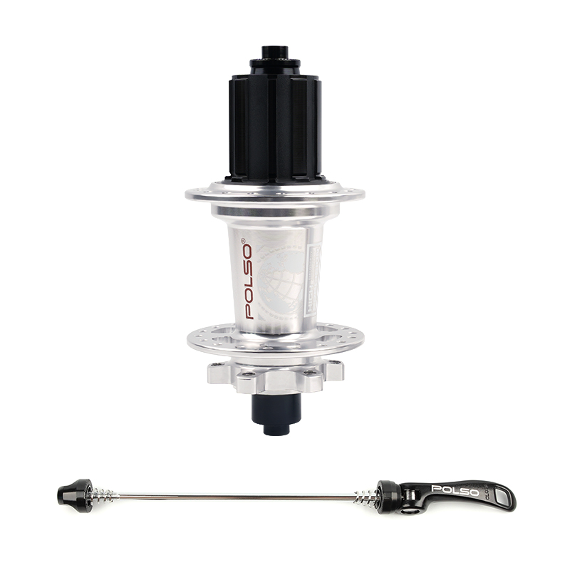 POLSO MTB Hub QR 32H 36H 7 Bearings 120 Clicks 100x15mm 142x12mm Boost 8 9 10 11 12 Speeds Disc Brake Bicycle Hubs: Dark Grey