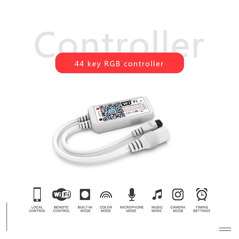 DC12V Ir 44Key Rgb Strip Controller Ir Afstandsbediening Infrarood Afstandsbediening Voor Rgb Led Light Strips 5050 3528