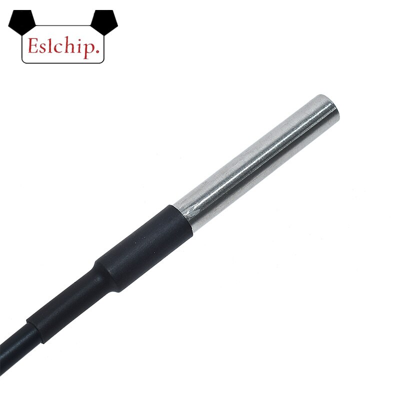 1PCS DS1820 Stainless steel package Waterproof DS18b20 temperature probe temperature sensor 18B20 For Arduino