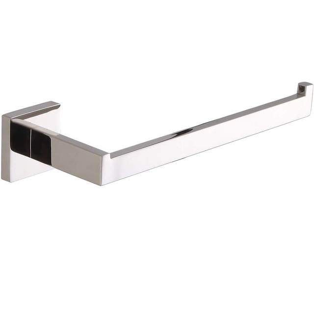 Juego de accesorios cromados para baño, soporte para toallas, ganchos para barra, montaje en pared, soporte para rollo de papel higiénico, colgador de abrigos: Towel Holder