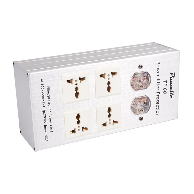 TP60 Level Two anti-surge 15A Overload Protection Audio Power Filter Socket