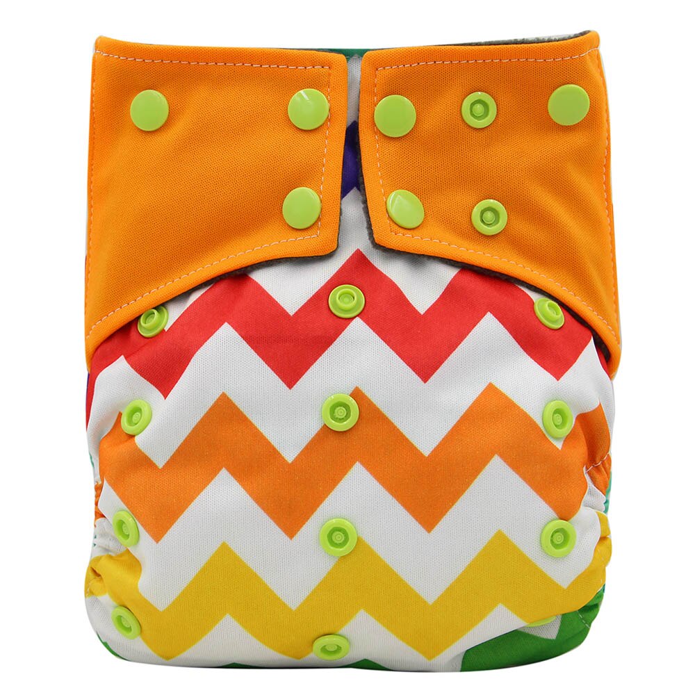 Ohbabyka réutilisable Couche-culotte en tissu tout-en-un AIO bébé couches Couche Lavable imperméable poche Couche Double goussets couvre-couche: Y103