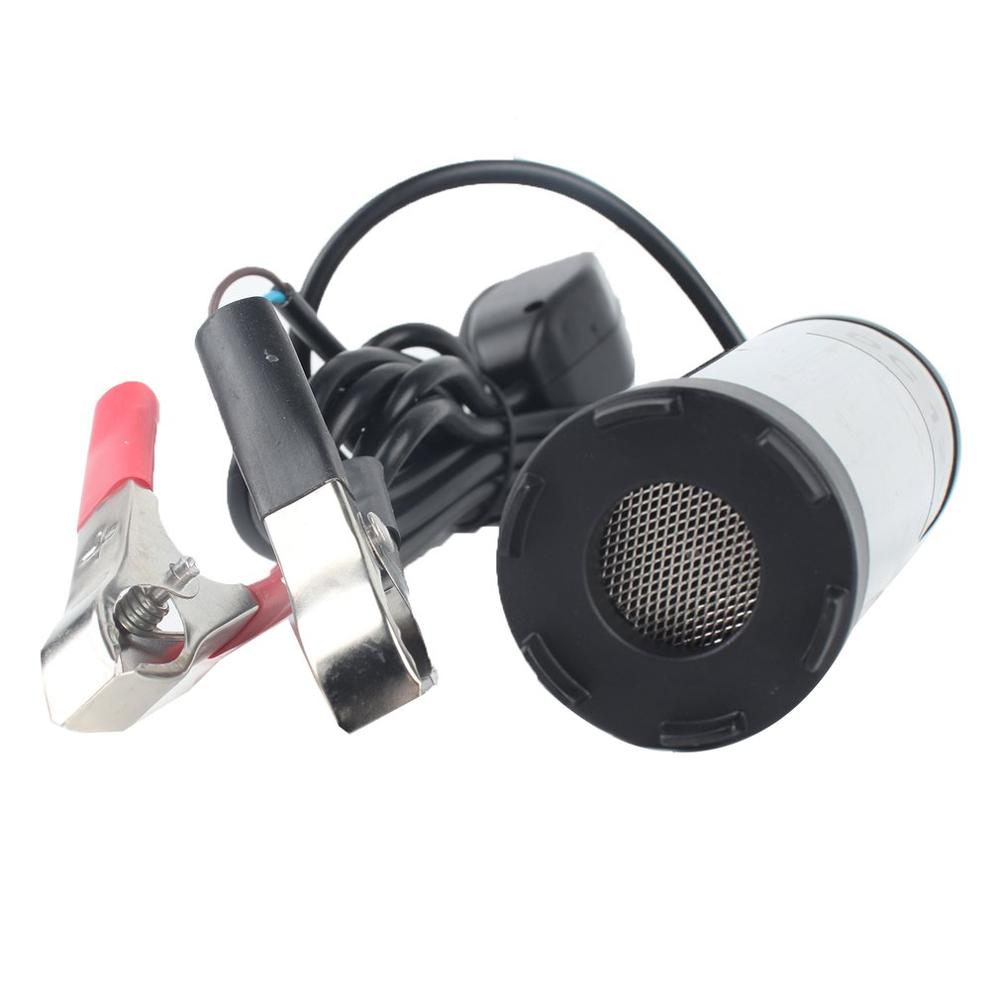 IPobie Pompe Carburant 12V 38mm - Pompe Submersible Électrique Transfert Diesel Kérosène Pour Auto, Camping-Car, Caravane