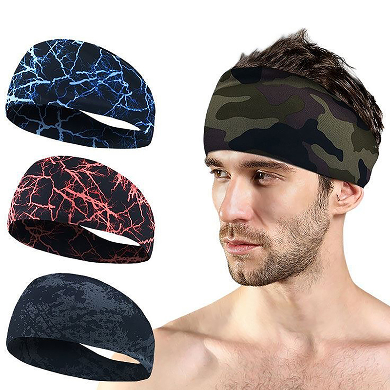 Banda antisudor para Fitness Unisex, diadema para correr, deportes, absorbente, Yoga, 1 ud.