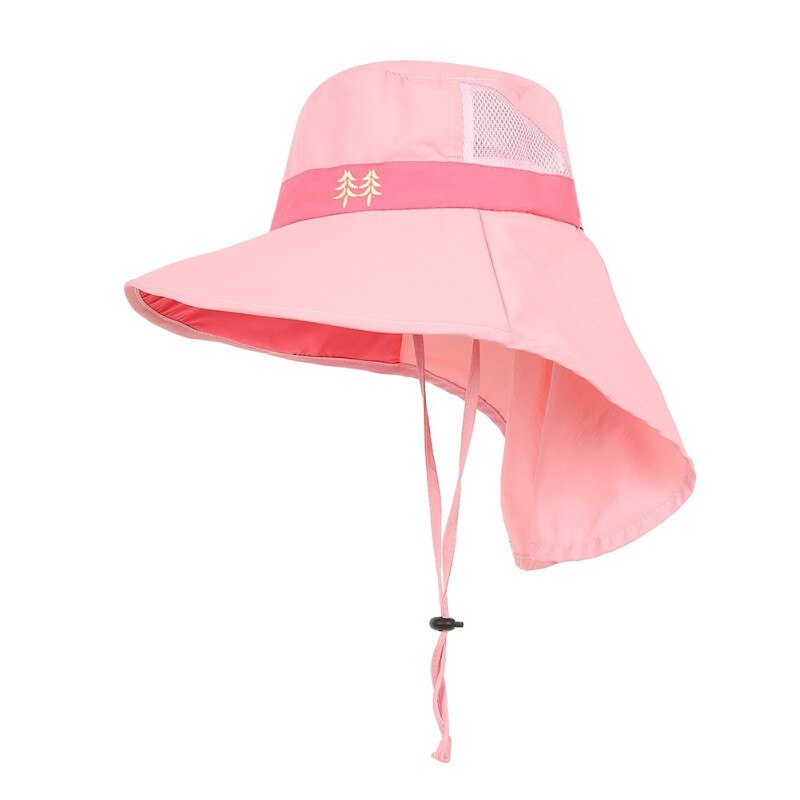Wide Brim Children Sun Hat Kids Bucket Cap Summer Beach Girls Travel Outdoor Cute Casual Sun Hats: P
