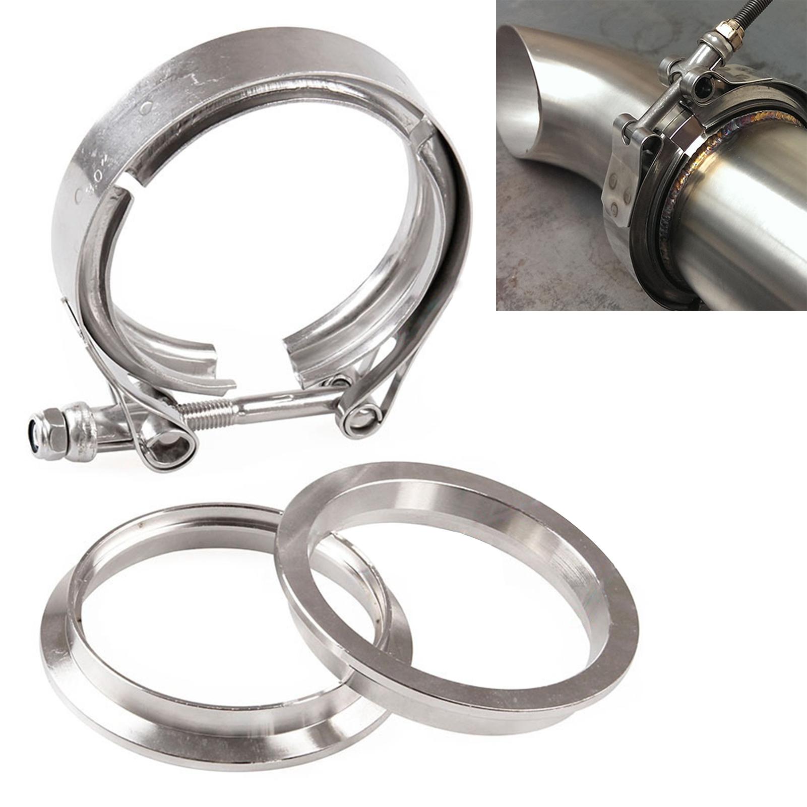 2/2.5/3/3.5/4 Inch Universal Car V-band Turbo Downpipe Exhaust Clamp Accessories