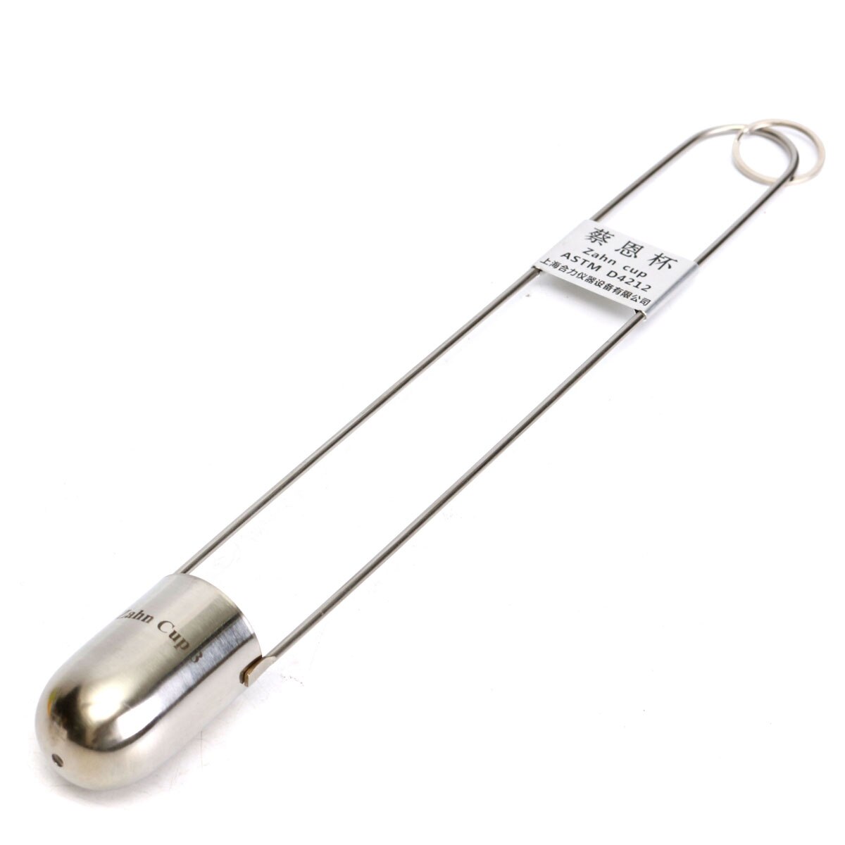 Rustfrit stål zahn viskositet kop 45mm 44ml 3 maling zahn 3#  præcis blæk viskositet kop viskometer flow kop