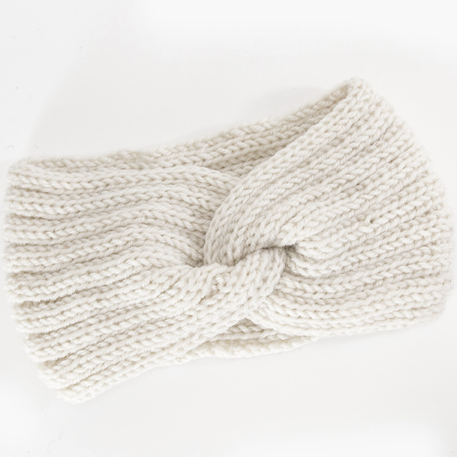 1PC fascia invernale per donna Fasce per capelli lavorate a maglia di lana Nuovo copricapo in cotone fascia elastica per capelli Accessori per capelli per ragazze: Grigio