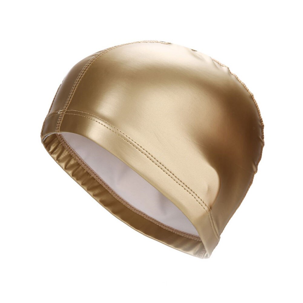 tissu en polyuréthane imperméable élastique protéger les oreilles cheveux longs sport natation piscine chapeau bonnet de natation taille libre pour hommes femmes adultes