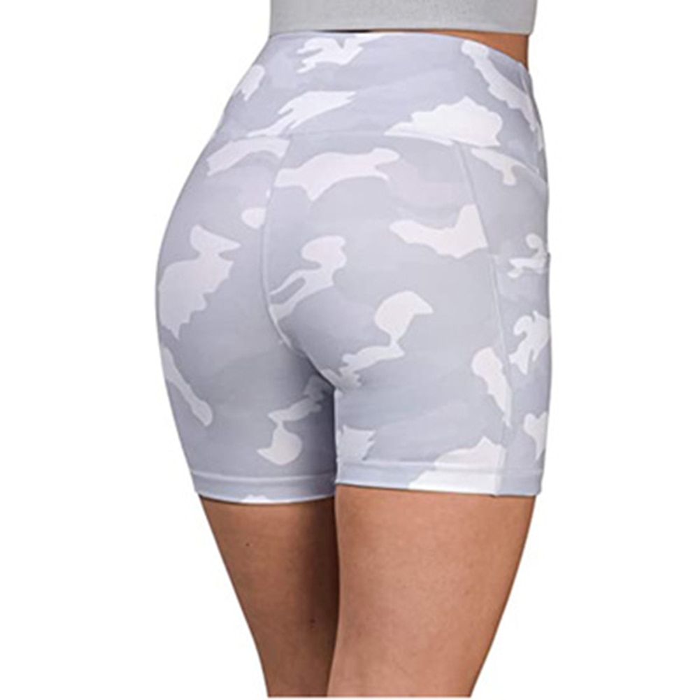 Womens High Waist Running Biker Shorts with Side Pockets Casual for Fitness Sports B2Cshop