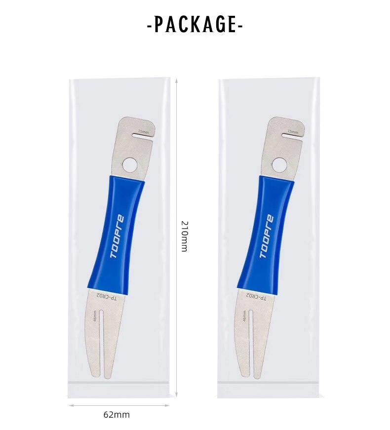 Toopre cykel skive korrektur nøgle værktøj cykel skive bremse skive bremseklods reparation justering værktøj skive justering korrektion
