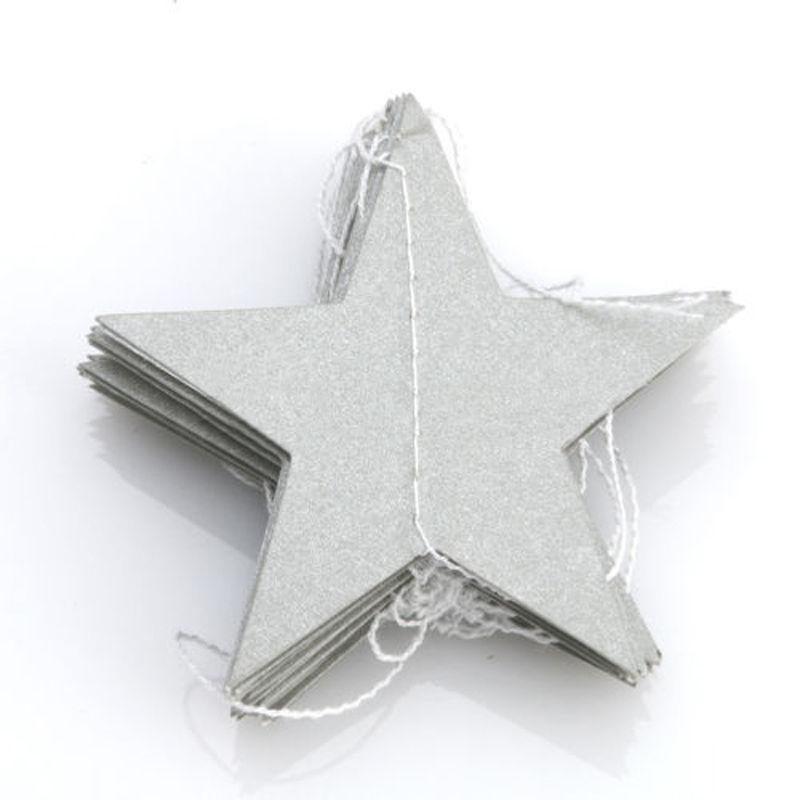 Cortina colgante de papel con forma de estrella de cinco puntas para puerta, decoración de nacimiento, cadena pequeña, flor de tiro, estrellas colgantes de boda: B