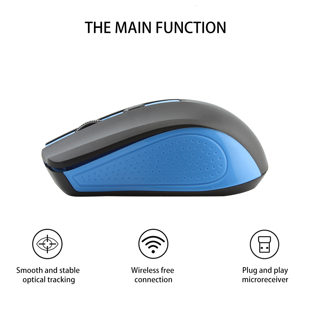 CHYI Wireless Mini Computer Mouse 2.4Ghz Usb Optical Ergonomic Arc PC Mause Cordless Portable Small 3d Mice For Laptop Notebook