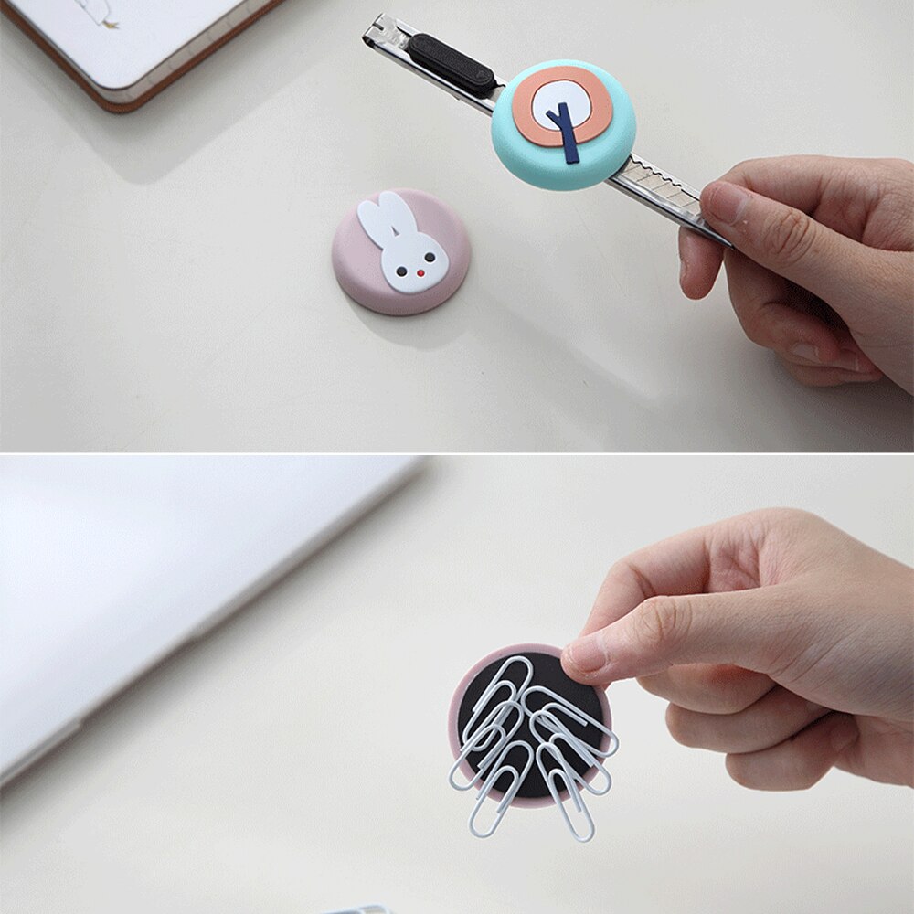 Fridge Magnet Stickers Cute Fruits Cactus Ice Cream Beer Bunny Small Tree Bear Refrigerator Message Sticker Decor For Kids