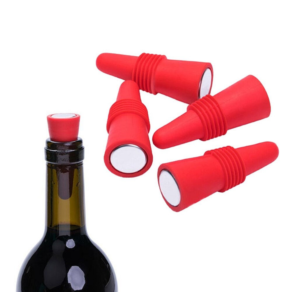 Herbruikbare Wijn Saver Vacuum Flessenstop Siliconen Wijn Stoppers Champagne Drank Fles Stopper Sluitingen Bar Gereedschap
