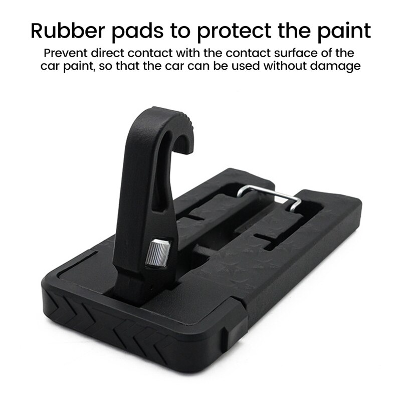 Folding Car Assist Pedals ​Portable Roof Tops Latch Hook Foot Car Door Step Pad Auto Cars Pedals Vehicle Doorstep
