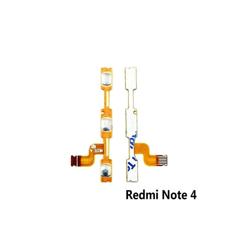 Volume Button Power Switch On Off Button Flex Cable For Xiaomi Redmi 3 3S 4A 5 Plus 6 6A 7 Note 2 5A 4 3 Pro Note 4X: Redmi Note 4