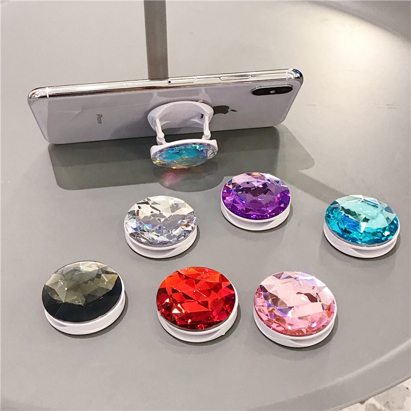 2020 nuovo supporto per telefono colorato anello gemma 3D supporto espandibile popping supporto per staffa Base dito supporto superiore supporto per telefono cellulare