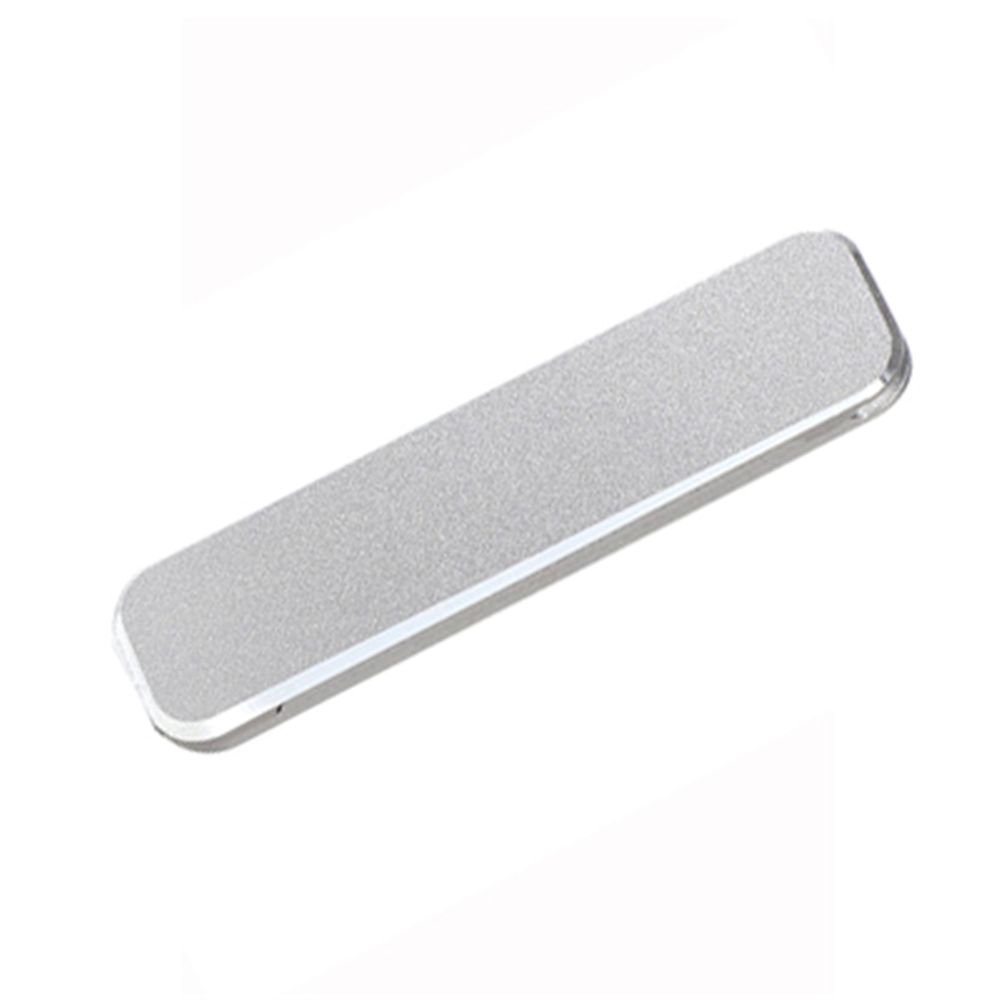 Universal Mini Mobile Phone Stand Aluminum Alloy Adjustable Angle Back Sticked Socket Bracket Foldable Mobile Phone Stand: grey