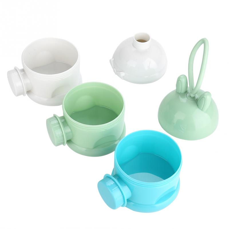 3 Layers Portable Baby Milk Powder Container Formula Dispenser Food Container Baby Food Snack Storage Box Baby Feeding Baby Care