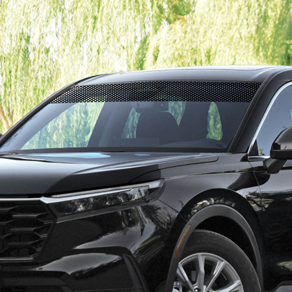 Autocollants de pare-soleil de voiture, Film vinyle 3D pour pare-brise avant de voiture, autocollants décoratifs pour pare-soleil arrière