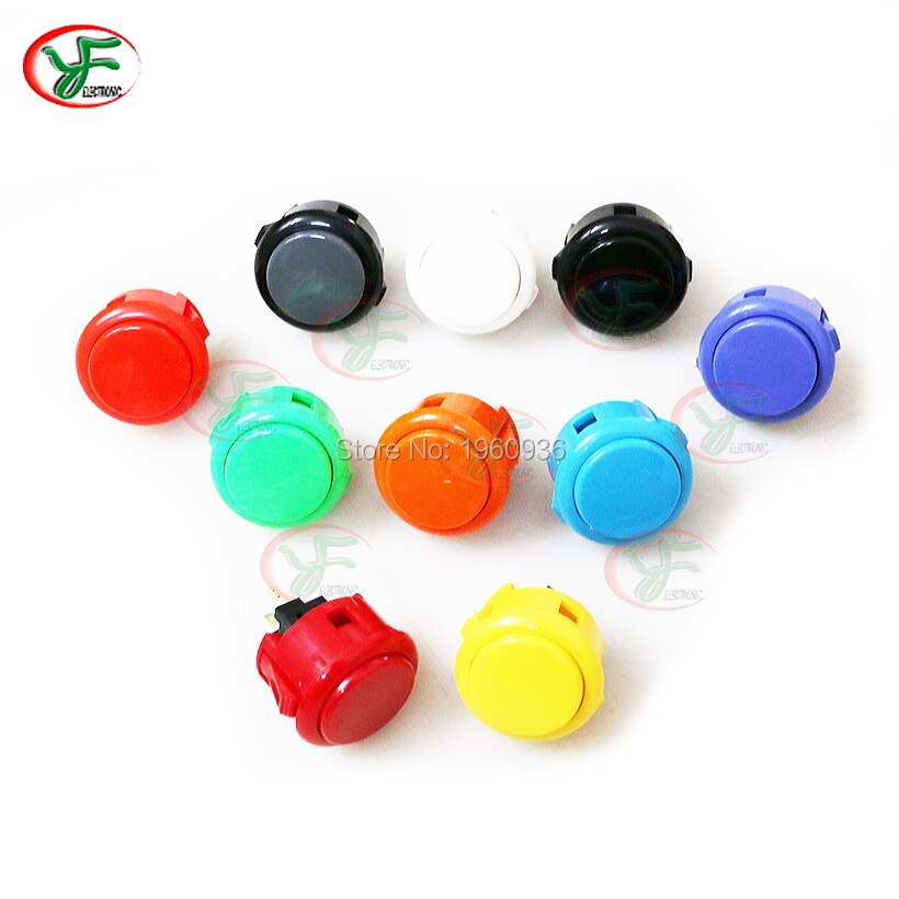 8 stks Originele sanwa Rocker 30mm knop drukknop OBSF-30 Arcade drukknop geen lawaai