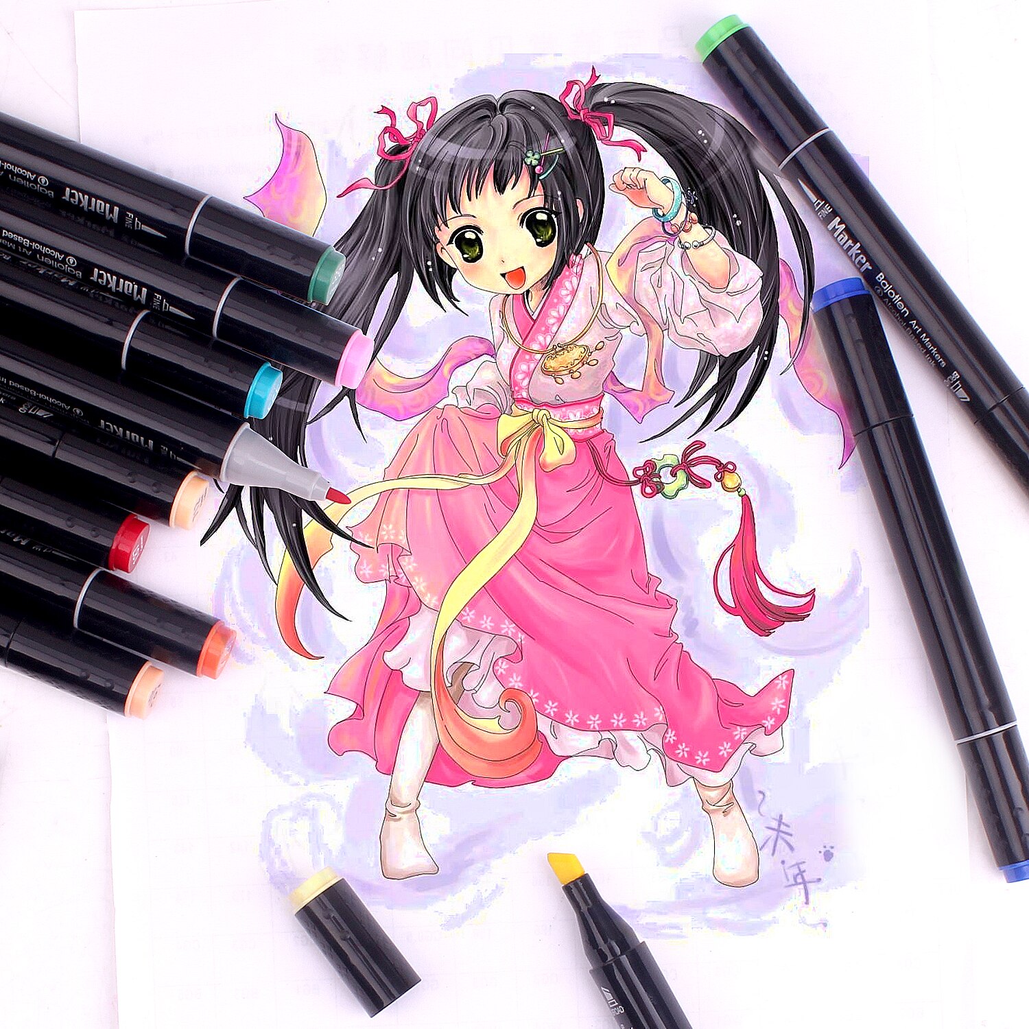 12/40/60/80 Art Markers Brush Pen Sketch Alcohol Based Markers Dual Head Manga Drawing Pens Art Supplies