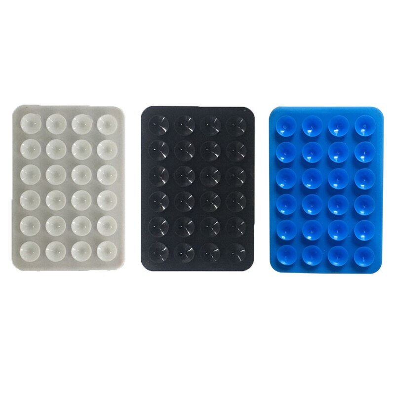 Mobile Phone Accessories Silicone Mobile Phone Stickers Sucker Single-sided Square With Adhesive Suction Cup Sticker