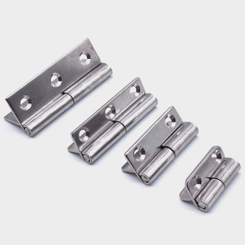 Detachable Hinge 2/2.5/3/4 Inch Stainless Steel Flag Shape Hinge For Aluminum Door Bathroom Slip Joint Removable Hinge Hardware