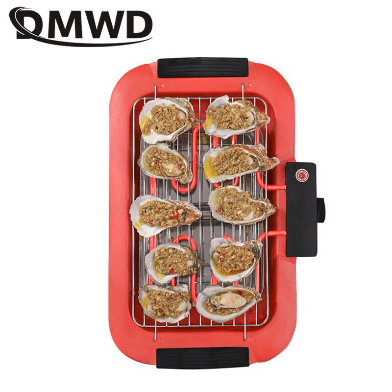 DMWD 1800W grill domowy grill elektryczny 220V bezdymny kryty DIY kebab grill nie-Stick naczynia kuchenne