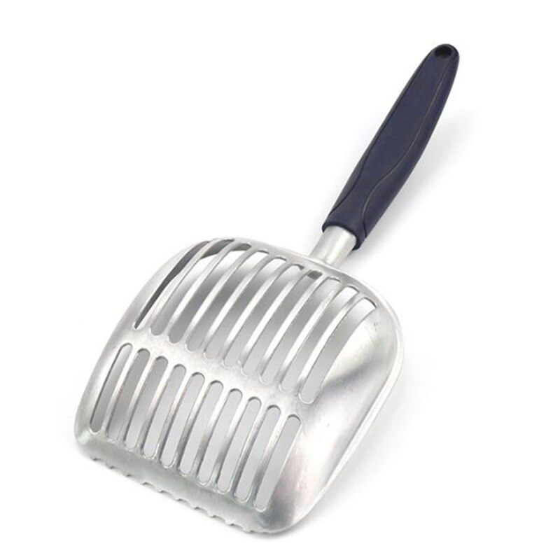 Łopatka robić kociego żwirku duża metalowa szufelka robić przesiewacza koteczek z głęboką łopatą i ergonomiczny uchwyt wykonany z wytrzymałego aluminium