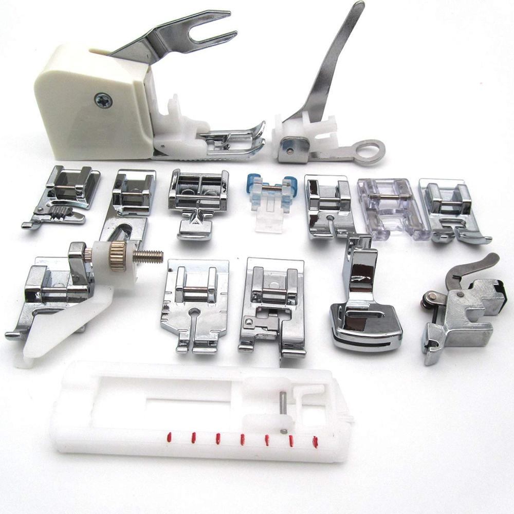 15Pcs/set Sewing Machine Presser foot sewing machines domestic for Janome Brother sewing machine accessories CY-015 AA7049