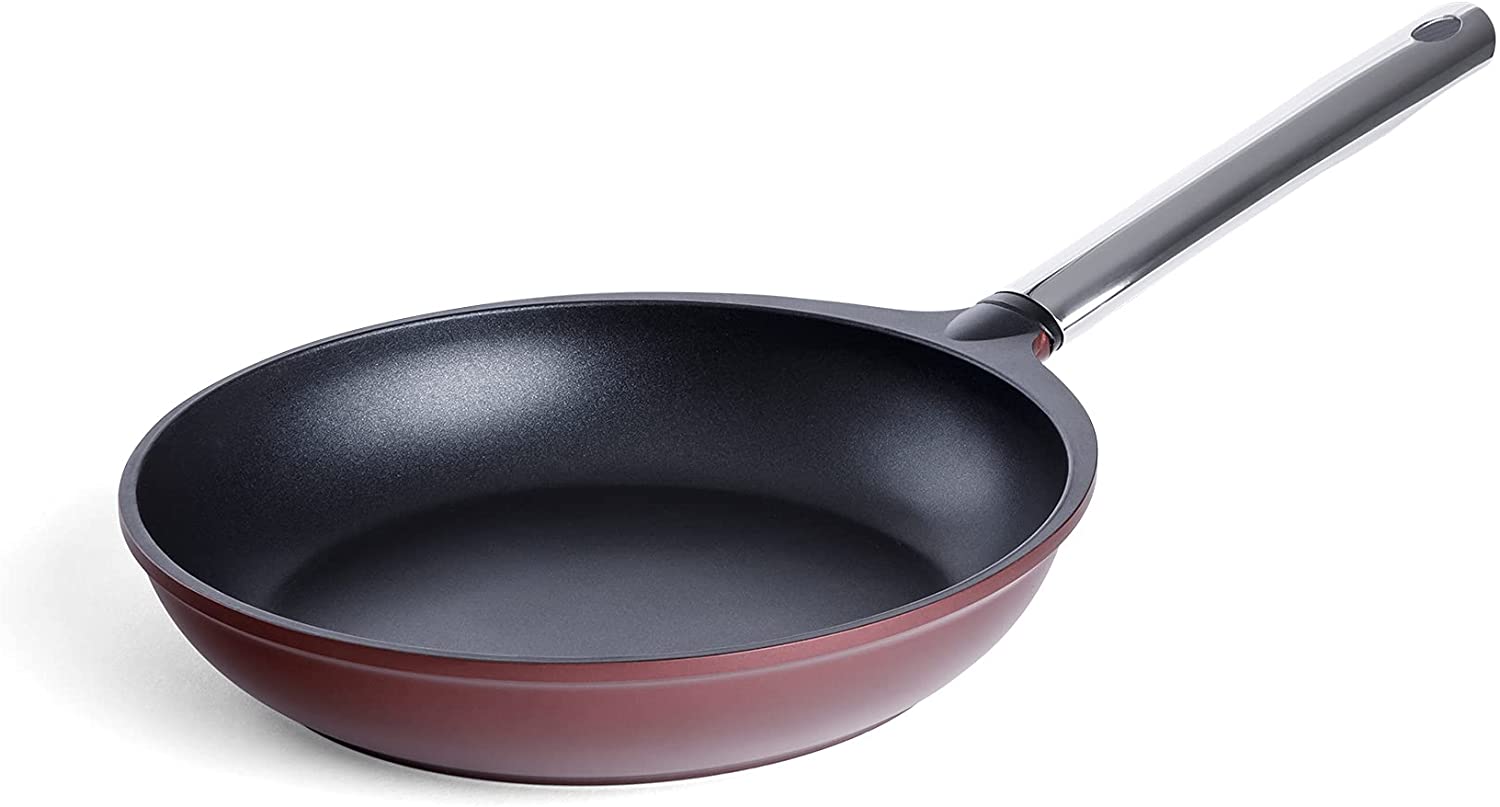 Kamberg - Stoofpan 28 Cm Rond, Rood Gevlamd Gegoten Aluminium Steencoating Voor Alle Warmtebronnen Inclusief Inductie Zonder Pfoa Kamberg - Stoofpan 28 Cm Rond, Rood Gevlamd Gegoten Aluminium Steencoating Voor Alle Warmtebronnen Inclusief Inductie Zonder Pfoa