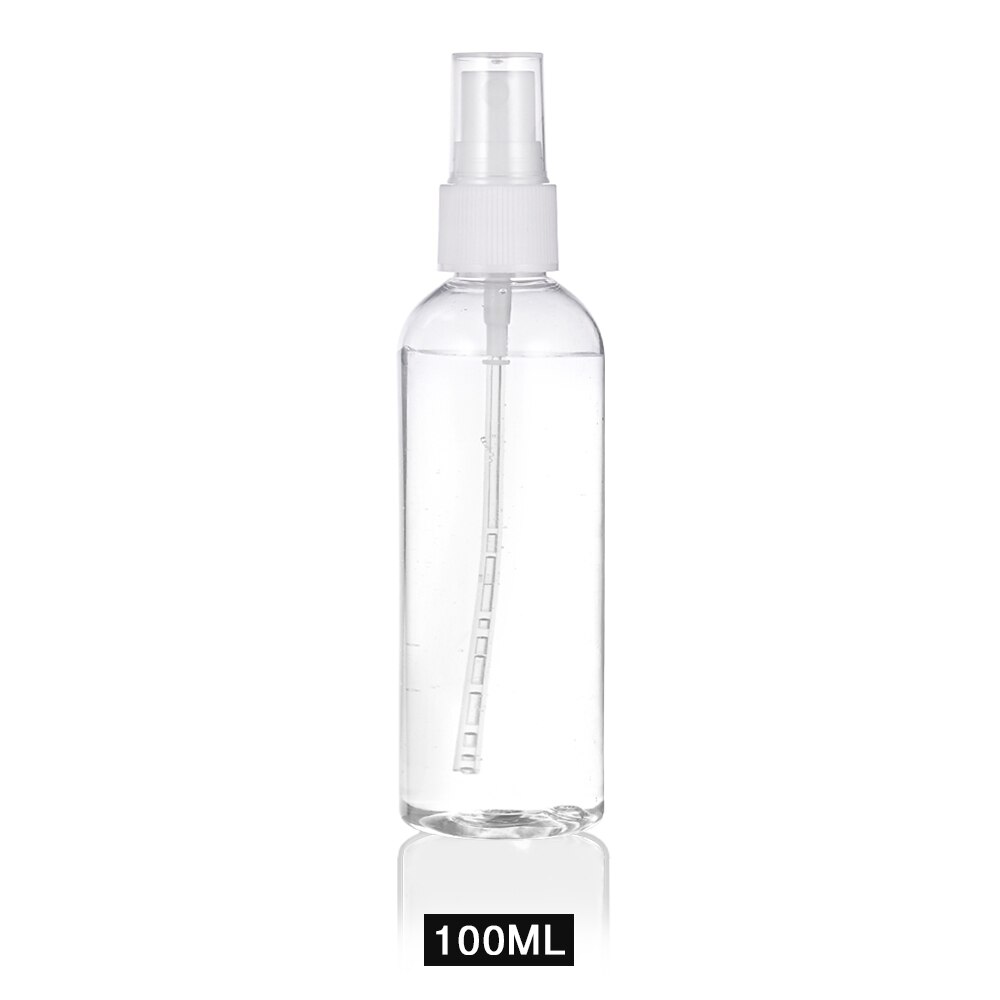 20/30/50/100ml Refillable Bottles Empty Spray Bottle Transparent Plastic Perfume Bottles Mini Cosmetic Spray Bottle Atomizer: 1PC 100ml